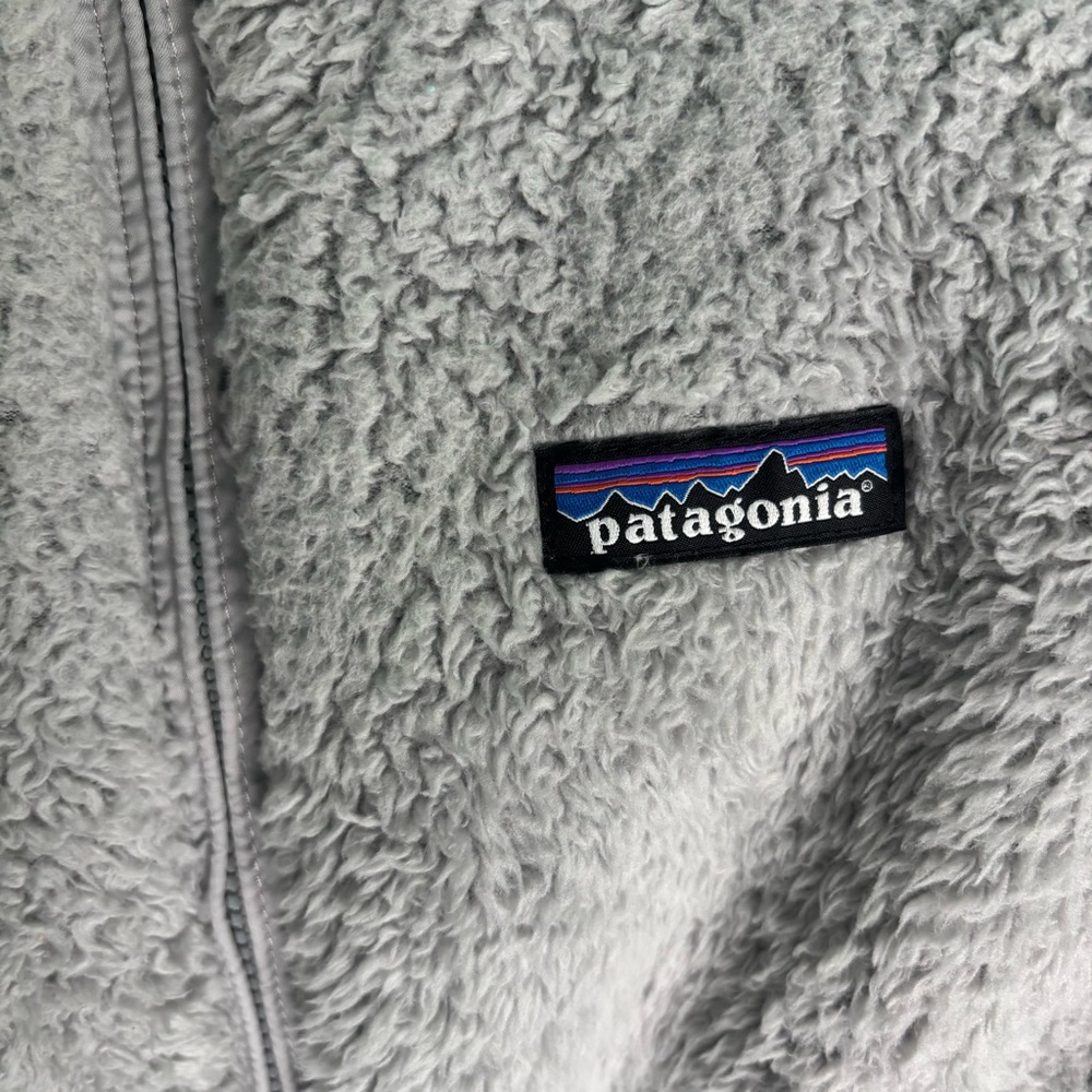 Patagonia Womens Los Gatos Full Zip Fleece Vest Medium Light Gray - Picture 6 of 8